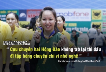 Xác nhận: Hồng Đào 'không trở lại thi đấu', tập bóng chuyền vì nhớ nghề