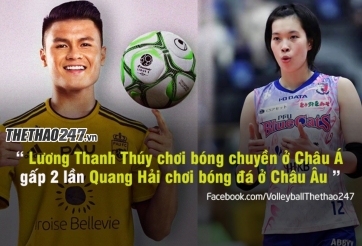 Thanh Thúy bóng chuyền xuất ngoại, lương gấp đôi Quang Hải ở Châu Âu