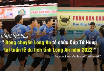 Bóng chuyền 'lần đầu góp mặt' tại tuần lễ du lịch tỉnh Long An