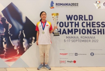 Nữ sinh Việt Nam 16 tuổi trở thành kiện tướng cờ vua thế giới