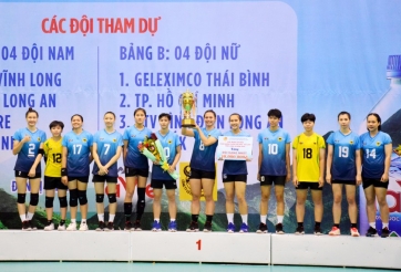 VTV Bình Điền Long An vô địch giải bóng chuyền Long An mở rộng 2022