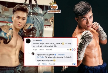 Ca sĩ Du Thiên muốn đấu với võ sĩ Nguyễn Trần Duy Nhất