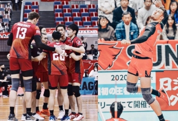 Khổng lồ bóng chuyền 2m19: Đập bóng như quăng tạ xuống sân tại Nhật Bản