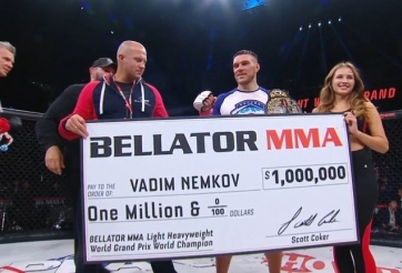 Bellator 288: Vadim Nemkov lại vô địch, nhận thưởng 1 triệu đô