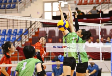 Bóng chuyền nữ Quảng Ninh thắng ĐKVĐ Long An ở trận ra quân Đại hội 2022