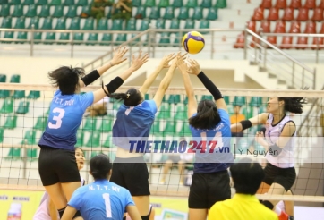 Lịch thi đấu bóng chuyền Đại hội TDTT ngày 10/12: Nữ Long An vs Quân đội