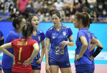 Phụ công bóng chuyền Việt Nam 'suýt hạ' ĐKVĐ Thái Lan trong ngày ra mắt