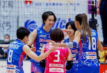 PFU BlueCats thua thảm, khủng long bóng chuyền Thanh Thúy ăn Tết buồn trên đất Nhật