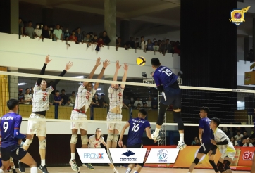 ĐT bóng chuyền nam Campuchia 'thua không gỡ' trước U19 Pháp trên sân nhà