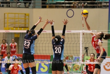 Hai trận mở màn giải bóng chuyền VĐQG 2023: Kinh Bắc, Hà Nội thắng trận