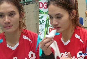 Ngoại binh Thái Lan nghẹn ngào sau trận thua ngược Than Quảng Ninh