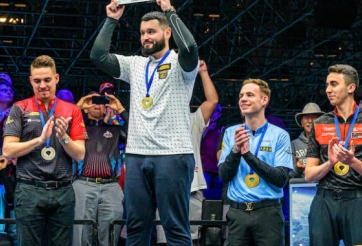 Giải billiards pool 10 bi VĐTG 2023: Eklent Kaci lần 2 vô địch