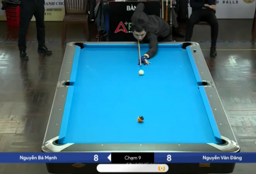 Thắng nghẹt thở Văn Đãng, Bá Mạnh vào chung kết pool 9 bi VĐQG 2023