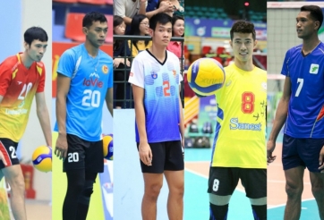 5 VĐV bóng chuyền nam cao nhất vòng 1 giải VĐQG 2023, từ 1m97 đến 2m00