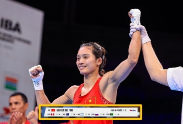 Hủy diệt HCĐ thế giới, Nguyễn Thị Tâm vào bán kết Boxing nữ VĐTG 2023
