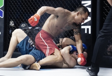 Trần Quang Lộc tạo địa chấn, hạ knock-out Lý Tiểu Long ngay hiệp 1