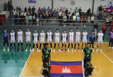 Bóng chuyền nam Campuchia nhận 'cú sốc thứ 2' trước thềm SEA Games