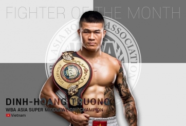 WBA châu Á công bố danh hiệu võ sĩ xuất sắc nhất tháng 3/2023