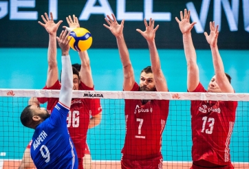 Link xem trực tiếp bóng chuyền nam VNL 2023 ngày 7/6: Pháp vs Ba Lan