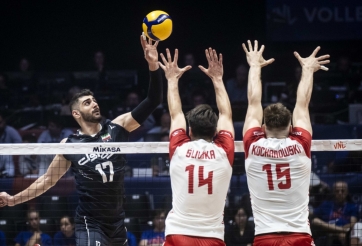 Lịch thi đấu bóng chuyền nam VNL 2023 ngày 8/6: Iran đụng độ số 1 thế giới