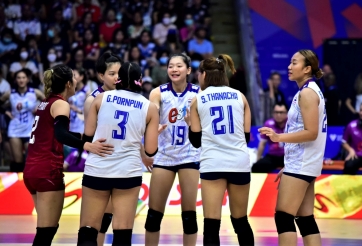 Bóng chuyền nữ Thái Lan 'thua thảm' trận thứ 2 trên sân nhà