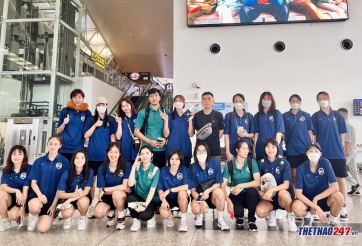 CLB Hóa chất Đức Giang tia sáng lên đường sang Thái Lan du đấu