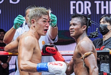 Húc vỡ đầu đối thủ, 'Thánh Muay' Buakaw Banchamek vẫn nhận kết quả hòa