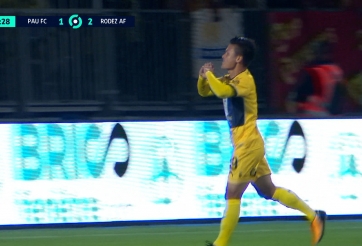 CĐV Pháp phản ứng ra sao khi Quang Hải ghi bàn đầu tiên ở Ligue 2?