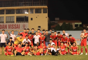 VIDEO: Quân bầu Đức ghi bàn thắng vàng giúp CAND thăng hạng lên V-League 2023