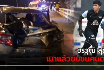 Tuyển thủ U23 Thái Lan say rượu lái xe gây chết người