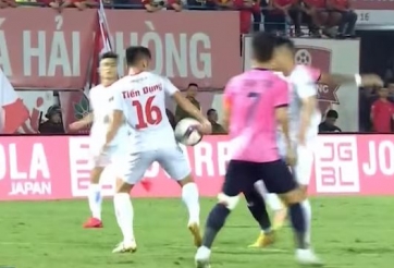 VIDEO: Tình huống 'giật mình' khiến Hải Phòng thất thế trong cuộc đua vô địch với Hà Nội