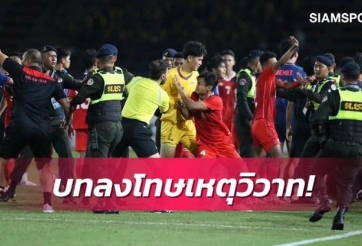 Tiền vệ U22 Thái Lan lại nhận thêm án phạt nặng