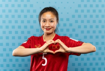 Hot girl ĐT nữ Việt Nam toả sáng trong chiến thắng ấn tượng