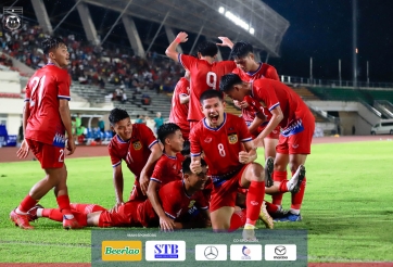 Lào đại thắng, dẫn đầu bảng đấu có Nhật Bản ở giải châu Á