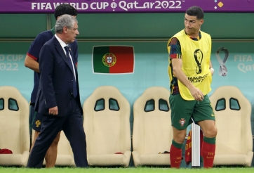 HLV Bồ Đào Nha bỏ ngỏ khả năng tiếp tục 'ngó lơ' Ronaldo