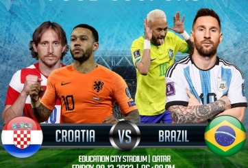 Dự đoán tỉ số World Cup hôm nay 9/12: Kèo cực căng!