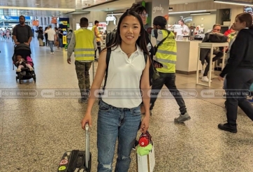 Huỳnh Như xuất hiện cực 'ngầu' tại sân bay