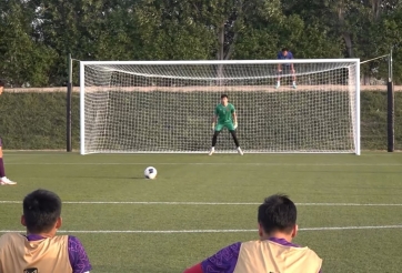 VIDEO: U23 Việt Nam thi sút 11m trước Tứ kết châu Á