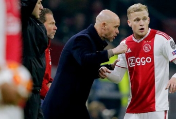 Sợ HLV mới, cầu thủ MU liên hệ Van de Beek để hỏi về Erik ten Hag