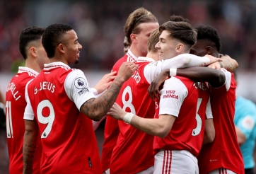 Chiến thắng giòn giã, Arsenal trở lại mạnh mẽ với cuộc đua vô địch Premier League