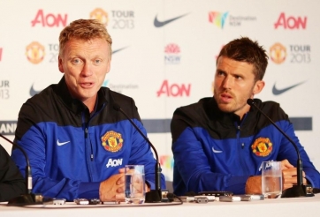 Carrick tiết lộ màn 'lên lớp' gây sốc của David Moyes tại Man United