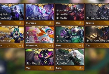 Tất tần tật sức mạnh tướng 5 vàng trong ĐTCL mùa 17: Thần Không Gian