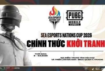 PUBG Mobile sẽ là bộ môn khai màn giải đấu Esports Nations Cup 2026