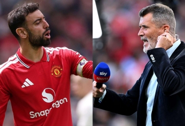 Roy Keane đăng đàn cà khịa Bruno Fernandes trên trang cá nhân