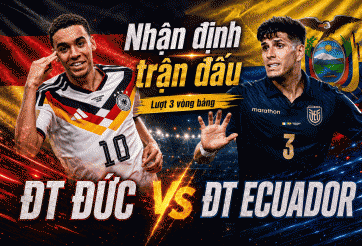 Dự đoán bàn thắng, phạt góc và thẻ phạt Ecuador vs Đức - World Cup 2026