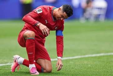 Ronaldo gây chú ý với hành động lạ chỉ sau 45 phút tại World Cup 2026