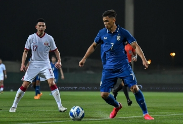 Thái Lan thua đau trong trận ra quân tại Siêu giải đấu U23 Dubai Cup