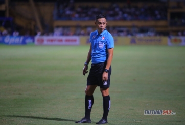 Bắt sai trận HAGL vs Hà Nội, trọng tài Ngô Duy Lân bị treo còi