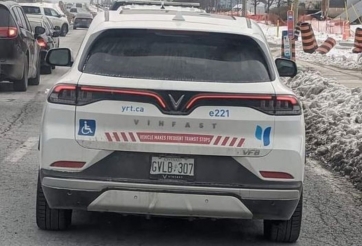 VinFast VF 8 được sử dụng làm xe công vụ của cơ quan nhà nước tại Canada