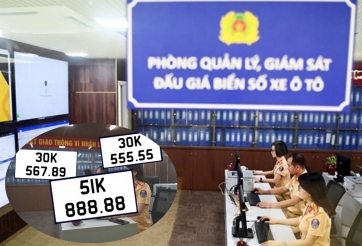 CHÍNH THỨC: Niêm yết phiên đấu giá biển số ô tô lần thứ 3, nhiều biển ngũ quý, sảnh tiến ‘siêu VIP’